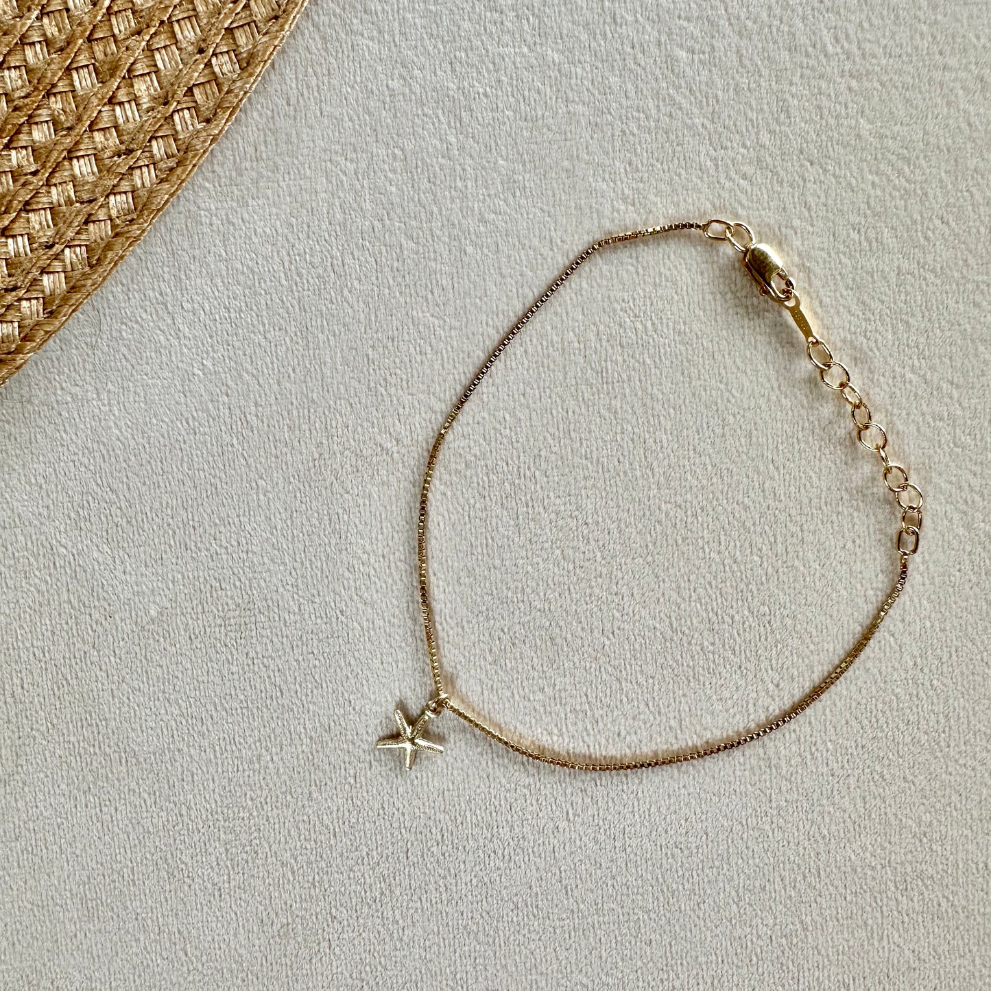 Mini Starfish Gold-Filled Venetian Infinity Bracelet